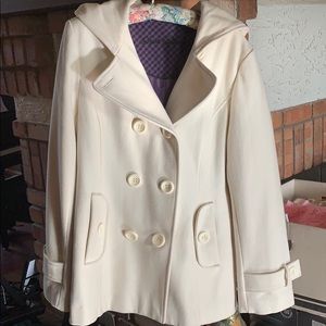 Steve Madden Hooded Pea Coat